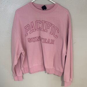PacSun Pink Crew Neck Sweater